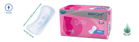 Molicare® Premium Lady Extra Long Incontinence Pads for Moderate Bladder Weakness - BeHope