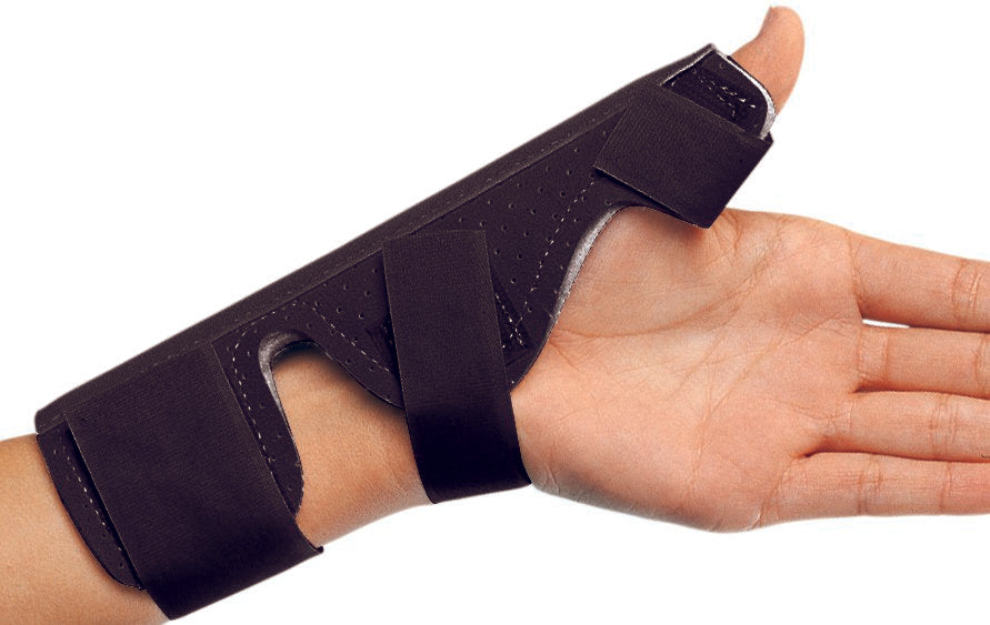Thumb Splint ProCare® One Size Fits Most Hook and Loop Closure Left or Right Hand Beige - BeHope