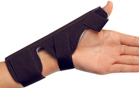 Thumb Splint ProCare® One Size Fits Most Hook and Loop Closure Left or Right Hand Beige - BeHope