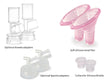 Breast Shield Pumpin'pal Silicone Reusable for Better Milk Flow - BeHope