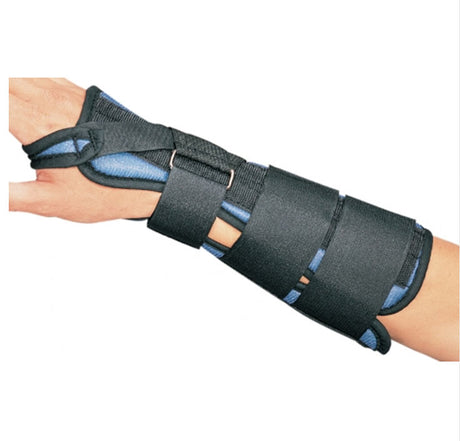 Wrist Brace ProCare® Aluminum / Foam / Tricot Left Hand Black Small - BeHope