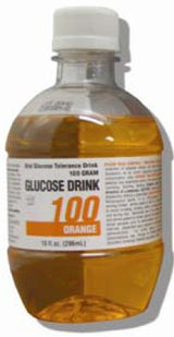 Glucose Tolerance Beverage Glucose Drink Orange 100 Gram 10 oz. per Bottle - BeHope