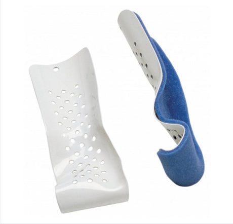 Colles' Wrist Splint ProCare® Padded Aluminum / Foam Left Hand Blue / White Large - BeHope