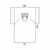 EENT Drape Thyroid Drape 100 W X 72 W X 124 L Inch Sterile - BeHope