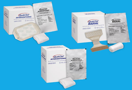 Hemostatic Dressing Quikclot® Public Access Bleeding Control Kaolin Infused - BeHope