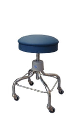 Exam Stool Screw Shaft, Spin Lift 2 Inch Double Ball Bearing Casters, 4 Casters Black - BeHope