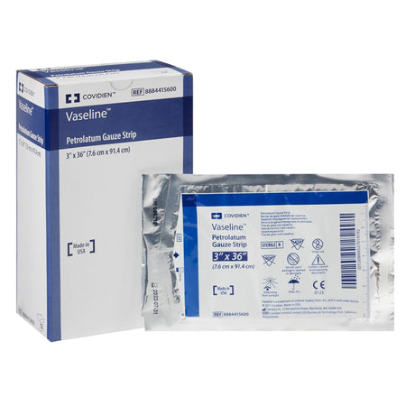 Petrolatum Impregnated Dressing Vaseline® Strip 3 X 36 Inch Sterile - BeHope