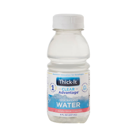 Thickened Water Thick-It® Clear Advantage® 8 oz. Bottle Unflavored Liquid IDDSI Level 2 Mildly Thick - BeHope