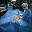 Abdominal Drape Laparoscopic / Abdominal Drape 100 W X 76 W X 124 L Inch Sterile - BeHope