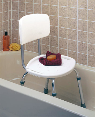 Siège de bain et de douche réglable avec dossier (vente au détail)