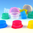Cappers™ Tube Closure Polyethylene Double Tab Snap Cap Natural For 13 mm Glass Evacuated Blood Drawing Tube / 12 mm Plastic Test Tube NonSterile - BeHope