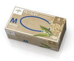 Restore Nitrile Powder-free Medium Exam Glove With Colloidal Oatmeal Skin Protectant Boxes Of 250