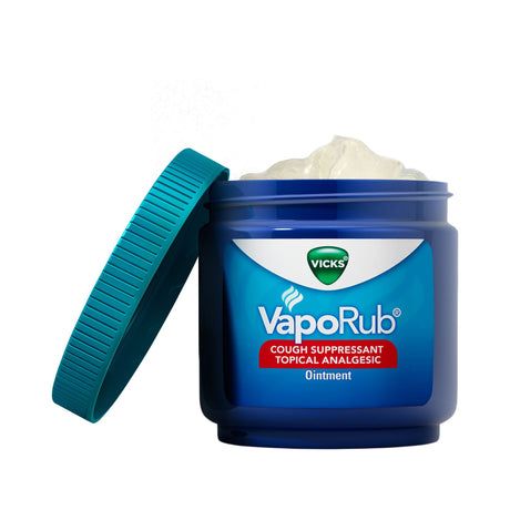 Chest Rub Vicks® VapoRub® 4.8% - 1.2% - 2.6% Strength Ointment 6 oz. - BeHope
