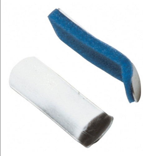 Finger Splint ProCare® Large Without Fastening Left or Right Hand Blue / Silver - BeHope