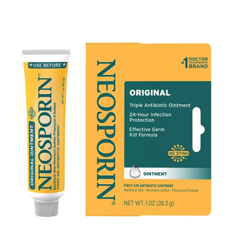 First Aid Antibiotic Bacitracin / Neomycin / Polymyxin B Neosporin® Ointment 1 Oz. Tube - Behope