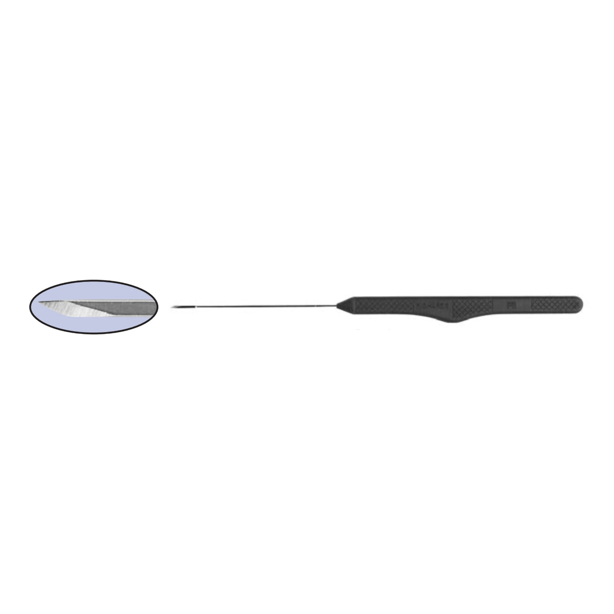 Myringotomy Knife Gyrus Stainless Steel / Plastic Flat Handle Sterile Disposable - BeHope