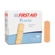 Adhesive Strip American White Cross® First Aid Plastic Tan 5/8 X 2-1/4 Inch Sterile - BeHope
