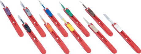 Safety Scalpel Deroyal® No. 11 Stainless Steel / Plastic Classic Grip Handle Sterile Disposable - Behope