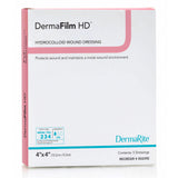 Hydrocolloid Dressing DermaFilm® HD Film Backing 4 X 4 Inch Square Hydrocolloid / Film - BeHope