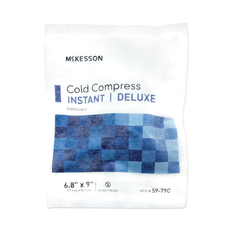 Instant Cold Pack McKesson Deluxe General Purpose Large 6-4/5 X 9 Inch Fabric / Calcium Ammonium Nitrate / Water Disposable - BeHope