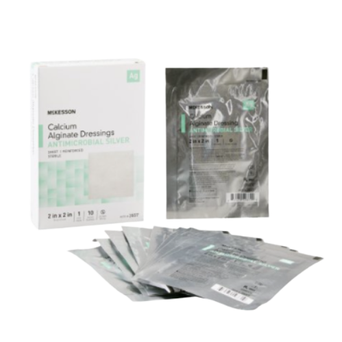 Silver Alginate Dressing Pivot 2 X 2 Inch Square Sterile - Behope