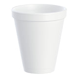 Insulated Drinking Cup Dart® 12 oz. White Styrofoam Disposable - BeHope
