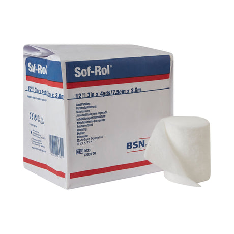 Cast Padding Undercast Sof-Rol® 3 Inch X 4 Yard Rayon NonSterile - BeHope