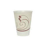 Insulated Drinking Cup Trophy® Plus™ 12 oz. Symphony® Print Paper Disposable - BeHope