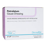 Petrolatum Impregnated Dressing DermaRite® Rectangle 3 X 9 Inch Sterile - BeHope