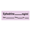 Drug Label Timemed Anesthesia Label EPHEDrine_mg/mL Date_Time_In_ Violet 1/2 X 1-1/2 Inch - BeHope