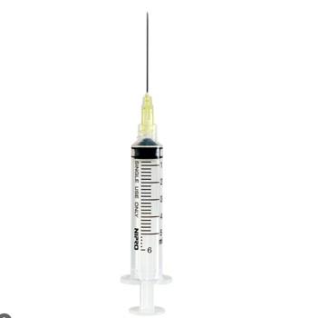 Standard Hypodermic Syringe With Needle Nipro® 5 Ml 1 Inch 20 Gauge Nonsafety Regular Wall - Behope
