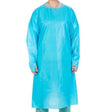 Protective Procedure Gown X-Large Blue NonSterile Not Rated Disposable - BeHope
