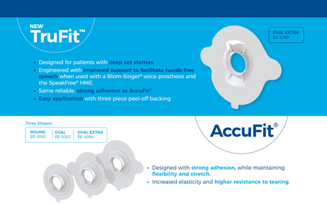 Tracheostoma Blom-singer® Accufit® for Deep Set Stomas - BeHope