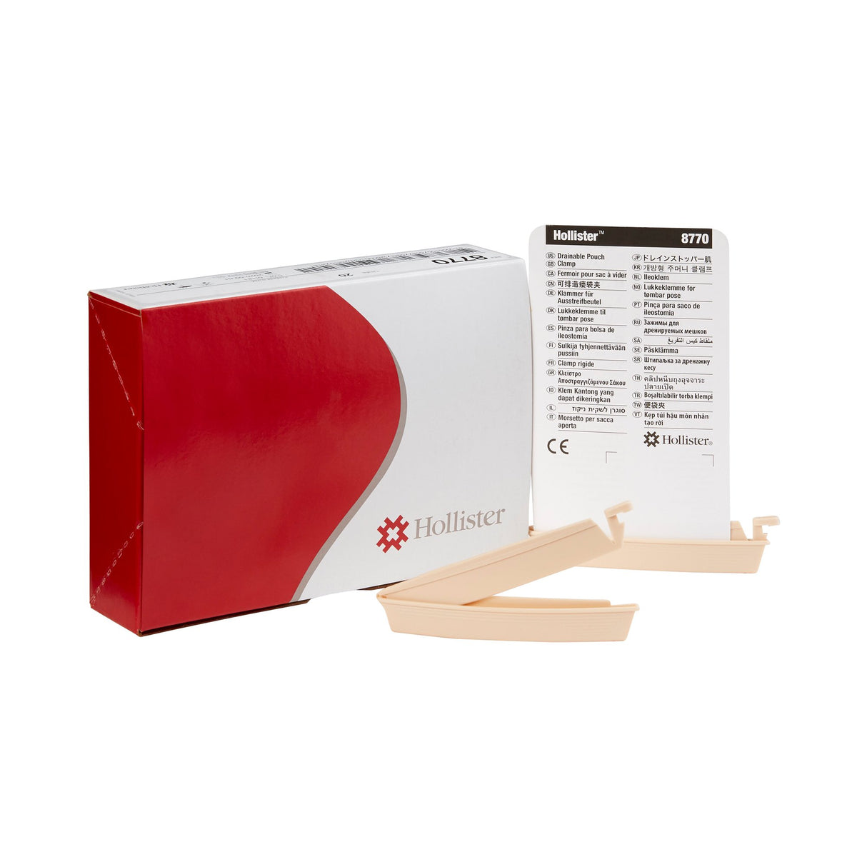 Drainable Pouch Clamp Hollister Beige - BeHope