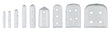 Instrument Tip Guard Tip-It™ 7/64 X 3/4 Inch, Size 3, Vented, Clear - BeHope