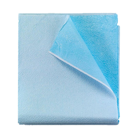 Stretcher Sheet McKesson Flat 40 W X 90 L Inch Blue Polyback Airlaid Disposable - BeHope
