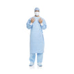 Surgical Gown with Towel Aero Blue Small / Medium Blue Sterile AAMI Level 3 Disposable - BeHope