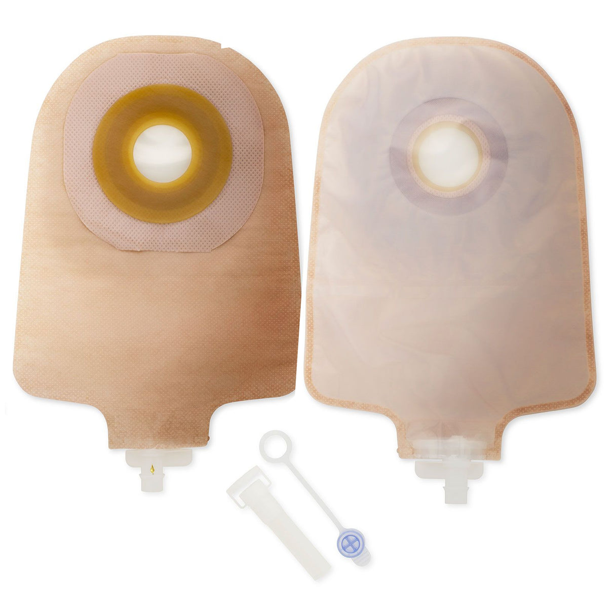 Urostomy Pouch Premier™ One-Piece System 9 Inch Length 1-3/8 Inch Stoma Drainable - BeHope