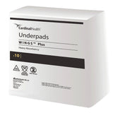 Disposable Underpad Wings™ Plus 30 X 30 Inch Fluff / Polymer Heavy Absorbency - BeHope