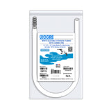 Extension Tube Urocare® 0.31 I.D. x 18 Inch Long, White-Silicone, NonSterile, NonDEHP - BeHope