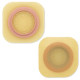 Ostomy Barrier Pouchkins™ SoftFlex Precut, Standard Wear Adhesive without Tape 1-3/4 Inch Floating Flange Green Code System Polymer / Copolymer Plastic 1-1/4 Inch Opening - BeHope