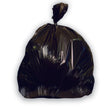 Trash Bag Heritage™ 60 gal. Black Reprocessed Resin 1.5 mil 38 X 58 Inch Star Seal Bottom Flat Pack - BeHope