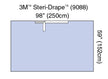 Surgical Drape 3M™ Steri-Drape™ Adhesive Towel Drape 98 W X 59 L Inch Sterile - BeHope