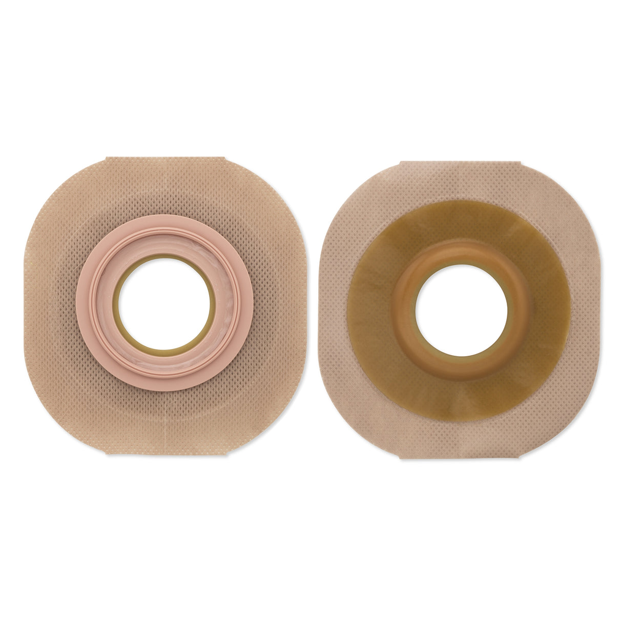 Ostomy Barrier FlexTend™ Precut, Extended Wear Adhesive Tape 44 mm Flange Green Code System 3/4 Inch Opening - BeHope