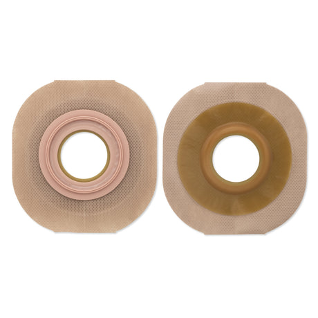 Ostomy Barrier FlexTend™ Precut, Extended Wear Adhesive Tape 44 mm Flange Green Code System 3/4 Inch Opening - BeHope