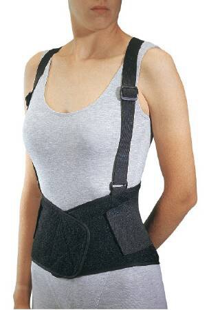 Occupational Back Support ProCare® Industrial 3X-Large Hook and Loop Closure 56 to 64 Inch Waist Circumference 8 Inch Height Adult - BeHope