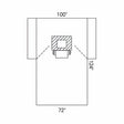 Surgical Drape Chest Drape 100 W X 72 W X 124 L Inch Sterile - BeHope
