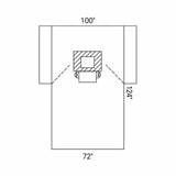 Surgical Drape Chest Drape 100 W X 72 W X 124 L Inch Sterile - BeHope