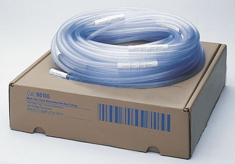 Suction Tubing Medi-Vac® Clear 1/4 Inch I.D. 6 Foot Length Non-Conductive Plastic Sterile - BeHope