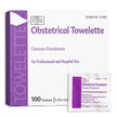 Obstetrical Cleansing Towelette Hygea® Individual Packet Scented 100 Count - BeHope